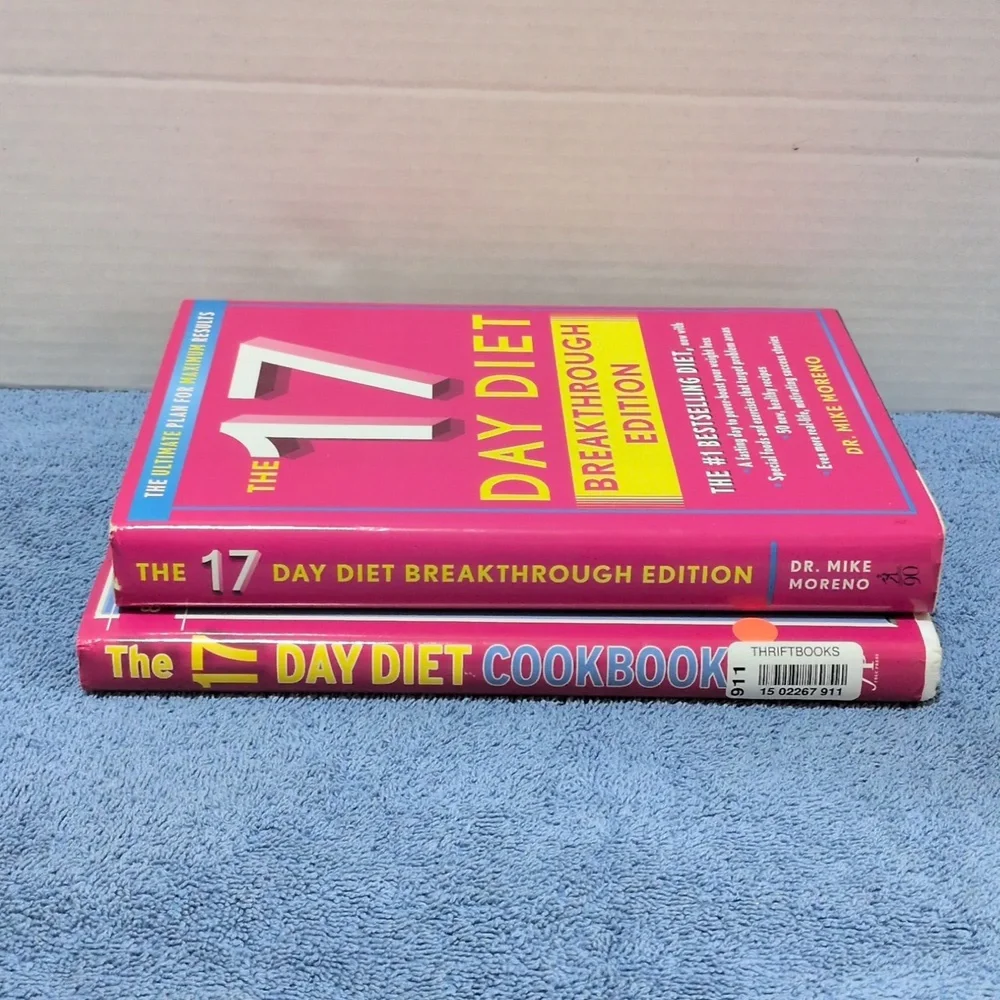 Dr. Mike Moreno The 17 Day Diet & Cookbook Hardback Book Copyright 2014